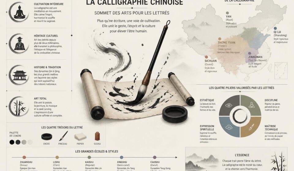 découvrez pourquoi la calligraphie chinoise est considérée par les lettrés comme le plus grand des arts, alliant esthétique, tradition et expression culturelle profonde.