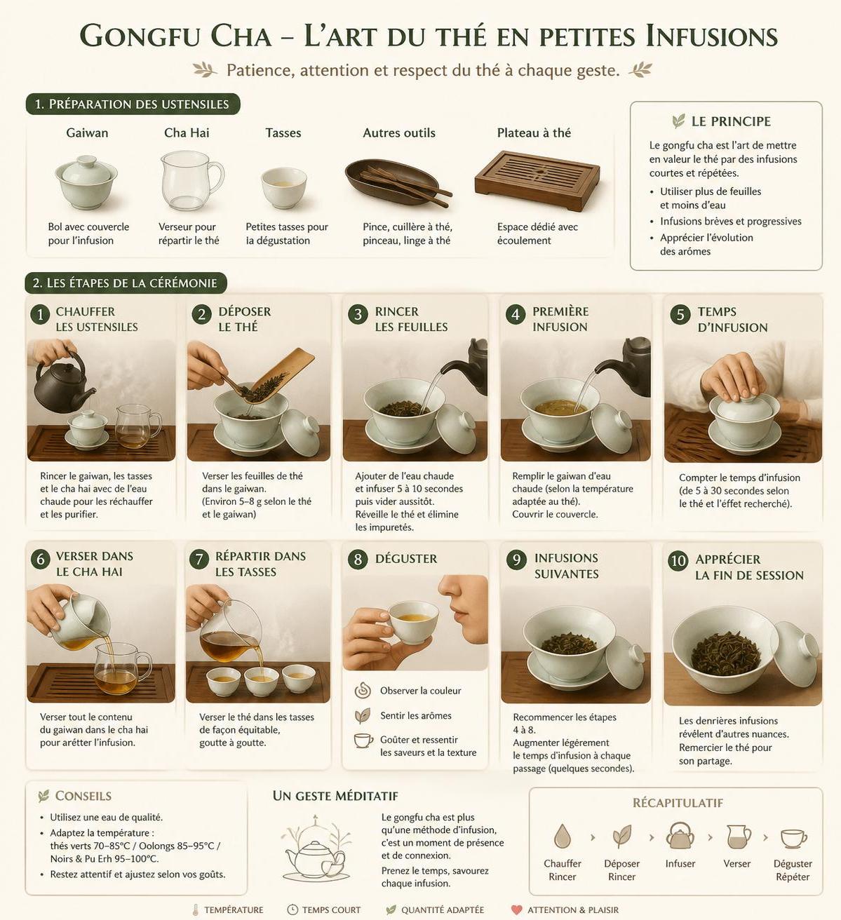 découvrez la cérémonie du thé gongfu cha, ses gestes précis, son rituel authentique et ce qu'ils révèlent sur la philosophie taoïste, pour une expérience spirituelle et culturelle riche.