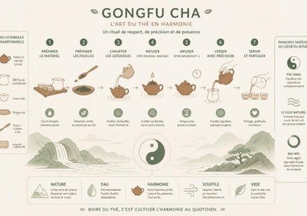 découvrez la cérémonie du thé gongfu cha, ses gestes précis et son rituel, ainsi que ce qu'ils révèlent sur la philosophie taoïste et son art de vivre en harmonie.