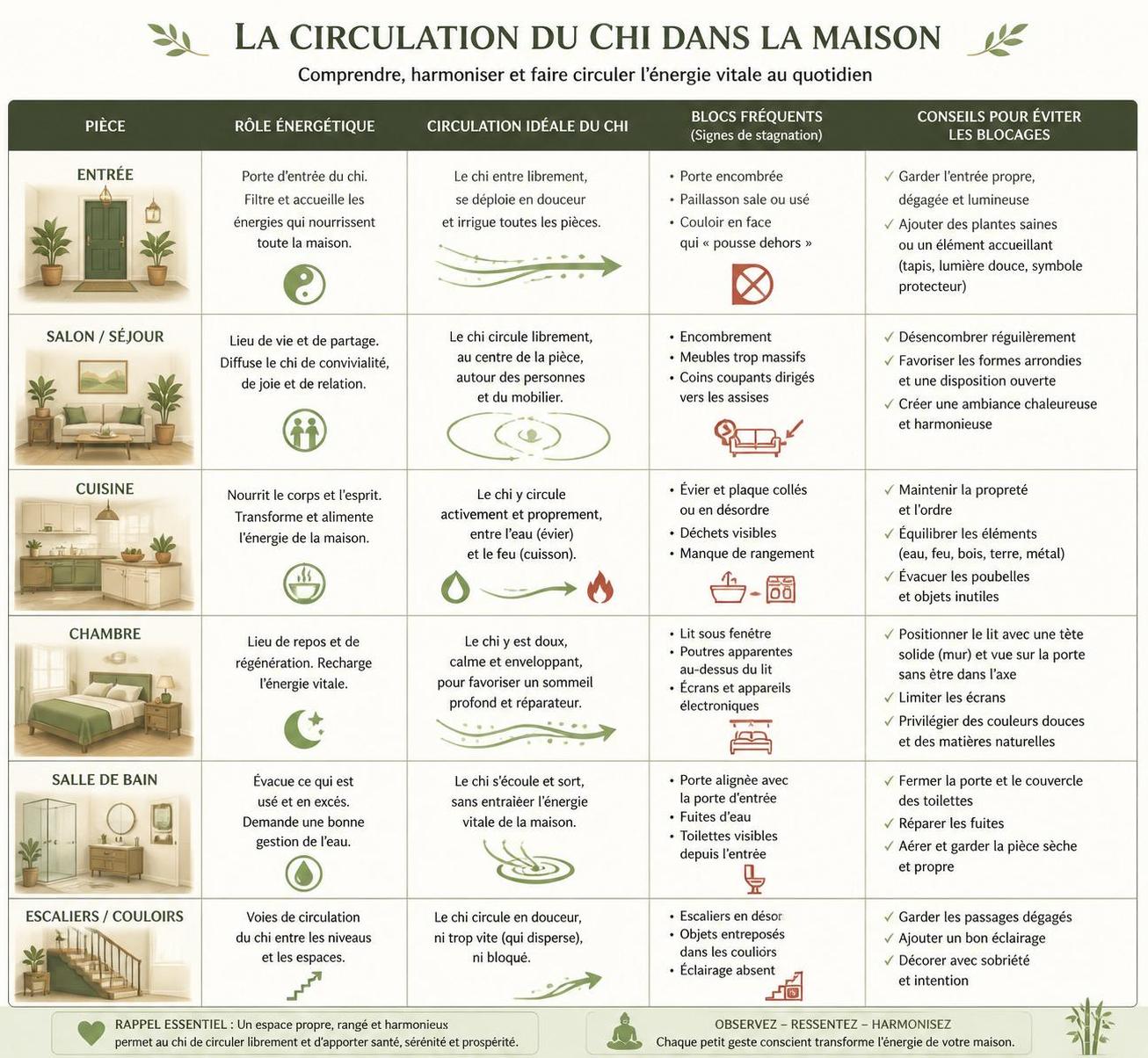 découvrez les 5 principes fondamentaux du feng shui et apprenez à les appliquer facilement chez vous, sans avoir à tout redécorer. améliorez votre bien-être et l'harmonie de votre intérieur grâce à nos conseils simples et efficaces.
