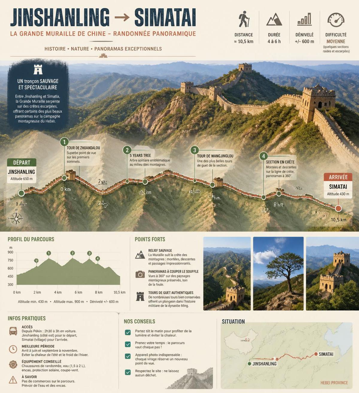 découvrez quelles sections de la grande muraille de chine visiter selon votre temps disponible et celles à éviter absolument pour profiter au mieux de votre expérience.