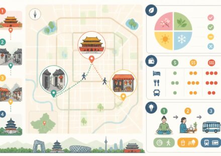 découvrez pékin en 4 jours à un rythme tranquille : explorez la cité interdite, flânez dans les hutongs authentiques et savourez les délices du marché de wangfujing sans stress.