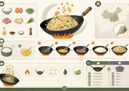 Riz cantonais maison : la recette authentique et les secrets du wok pour un résultat comme au restaurant découvrez notre recette authentique de riz cantonais maison et apprenez les secrets du wok pour un plat savoureux digne d'un restaurant.