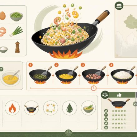 découvrez notre recette authentique de riz cantonais maison et apprenez les secrets du wok pour un plat savoureux digne d'un restaurant.