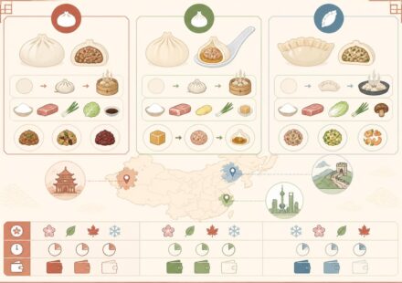 découvrez les différences entre baozi, xiaolongbao et jiaozi, les raviolis et brioches vapeur chinois, ainsi que des recettes de base pour les préparer chez vous.