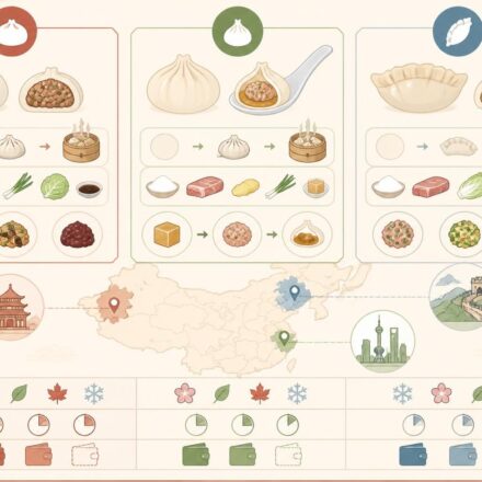 découvrez les différences entre baozi, xiaolongbao et jiaozi, les raviolis et brioches vapeur chinois, ainsi que des recettes de base pour les préparer chez vous.