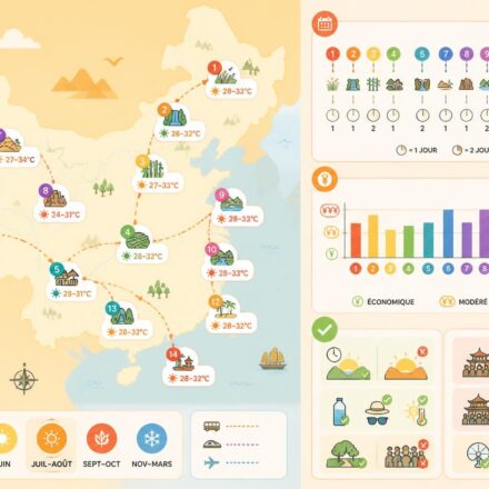 découvrez un circuit de 2 semaines en chine cet été, avec un itinéraire optimisé pour juillet. profitez d'un timing idéal, évitez la chaleur excessive et explorez des destinations authentiques loin des foules.