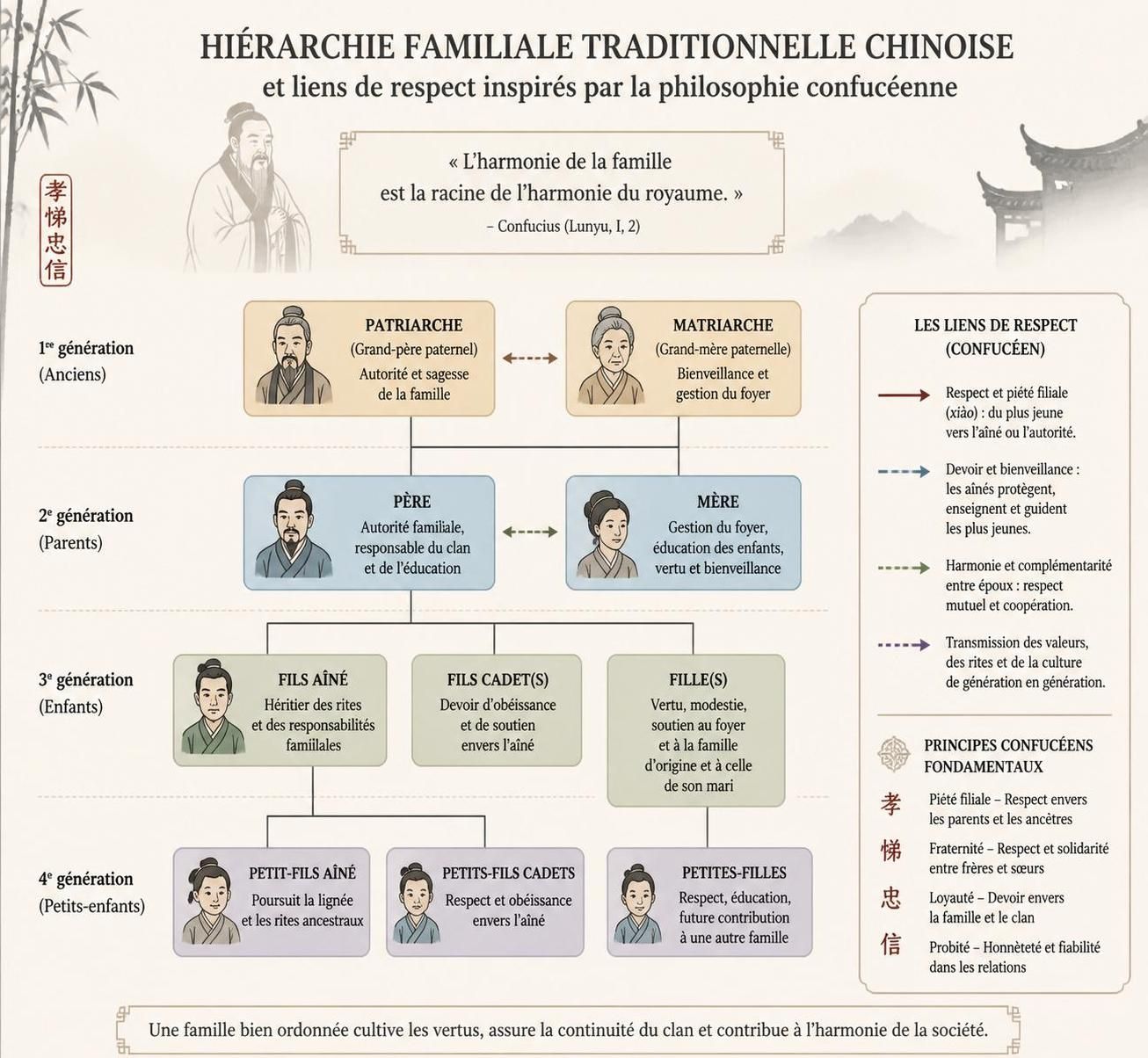 découvrez comment la philosophie de confucius continue d'influencer profondément la famille, l'éducation et les relations sociales en chine aujourd'hui.