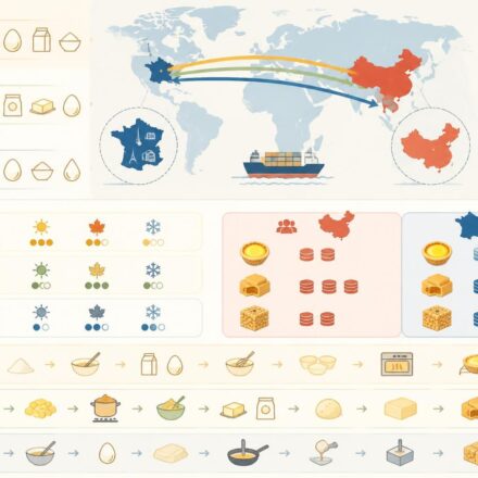 découvrez les pâtisseries chinoises du quotidien, comme l'egg tart, le cake à l'ananas et le sachima, qui gagnent en popularité et s'exportent désormais en france.