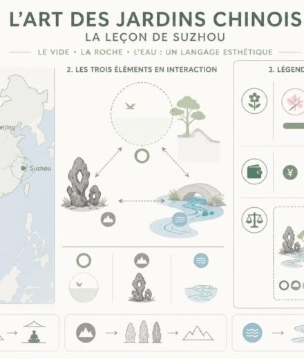découvrez l'art des jardins chinois à travers le vide, la roche et l'eau, véritables langages esthétiques révélés lors d'une leçon immersive à suzhou.