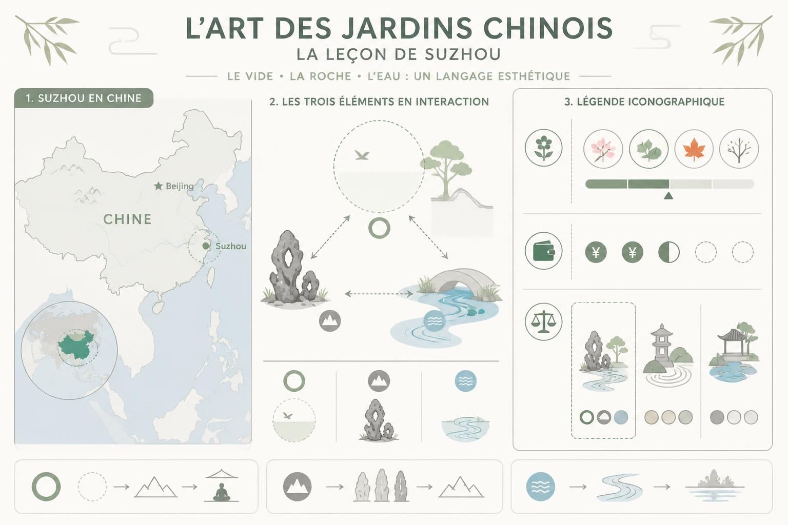 découvrez l'art des jardins chinois à travers le vide, la roche et l'eau, véritables langages esthétiques révélés lors d'une leçon immersive à suzhou.