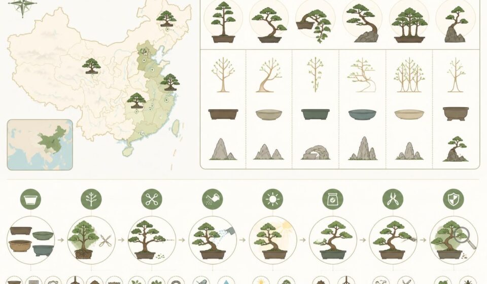 découvrez l'art du penjing, la version chinoise du bonsaï : son histoire, ses styles uniques et nos conseils pour cultiver votre propre penjing chez vous.
