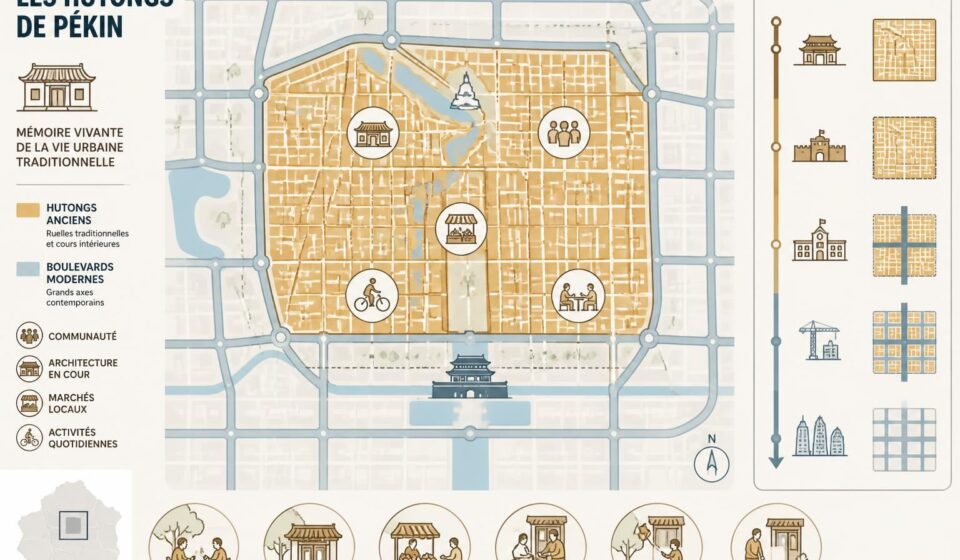 découvrez les hutongs de pékin, témoins authentiques de la vie traditionnelle urbaine avant l'arrivée des grands boulevards modernes.