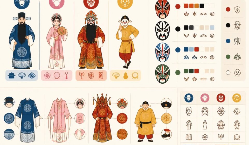 découvrez l'opéra de pékin à travers ses costumes traditionnels, ses maquillages codifiés et ses rôles immuables, et apprenez à comprendre ce spectacle emblématique de la culture chinoise.