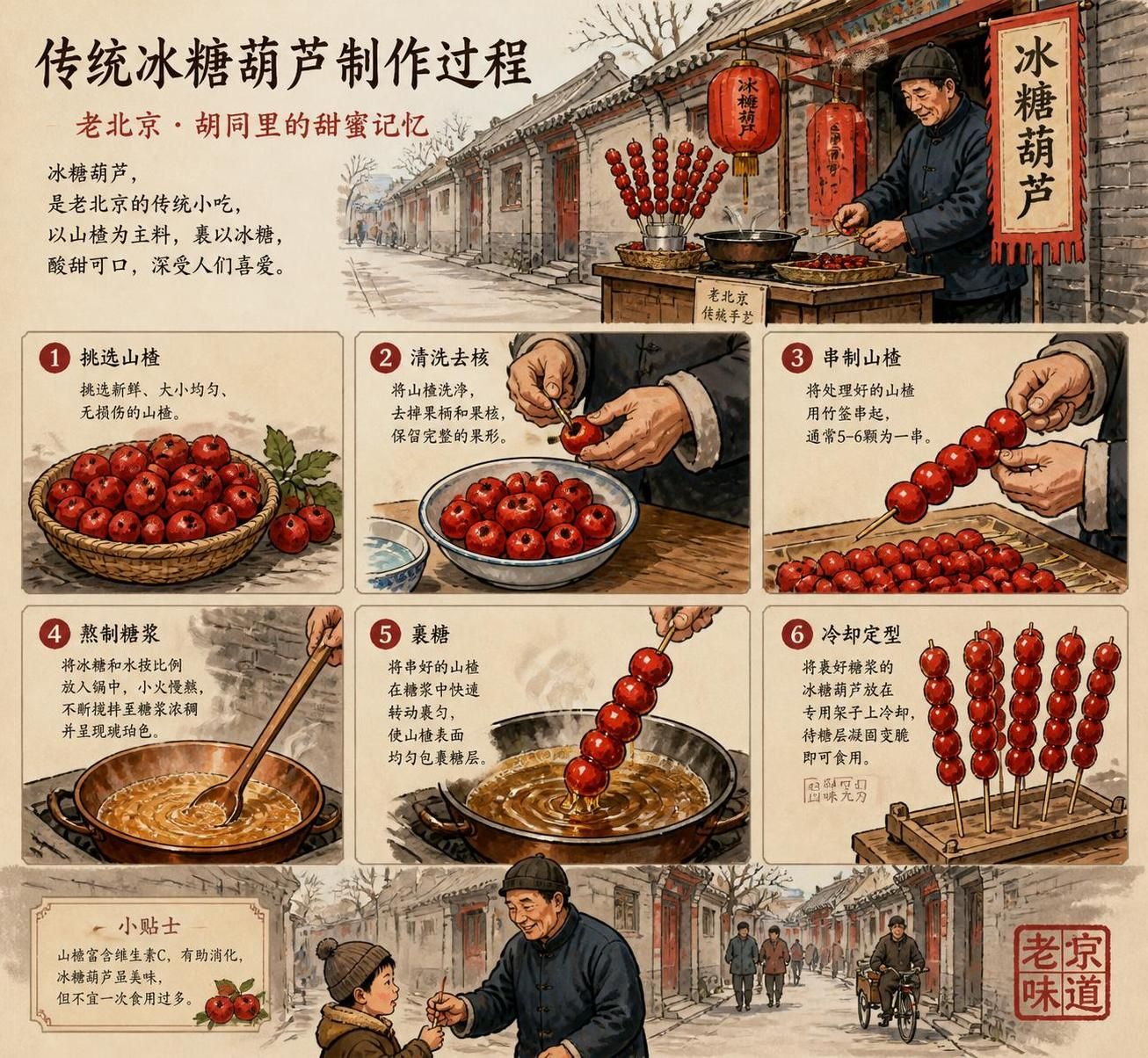 découvrez la street food pékinoise authentique avec le jianbing, tanghulu et bao — les snacks incontournables des hutongs souvent oubliés par les guides touristiques.
