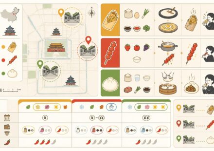 découvrez la street food pékinoise avec le jianbing, tanghulu et bao, les snacks typiques des hutongs que les guides touristiques oublient souvent de mentionner.