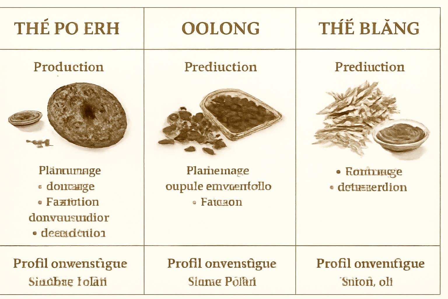 découvrez les différences entre le thé pu-erh, oolong et thé blanc, les grandes familles du thé chinois, pour mieux les apprécier et ne plus les confondre.