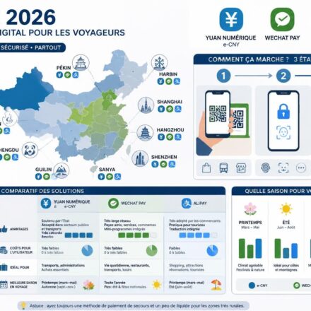 découvrez comment utiliser le yuan, wechat pay et alipay pour vos paiements en chine en 2026 grâce à notre guide complet destiné aux voyageurs étrangers.