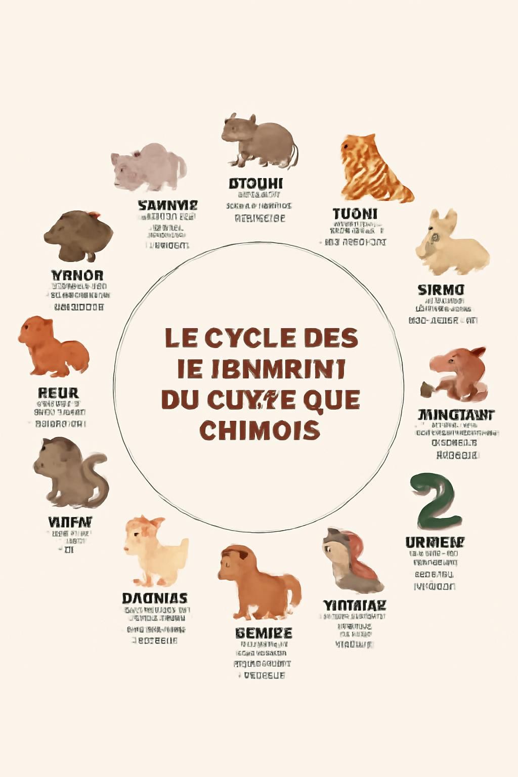 découvrez les 12 animaux du zodiaque chinois, leur signification profonde et ce qu'ils révèlent sur le caractère et la personnalité.