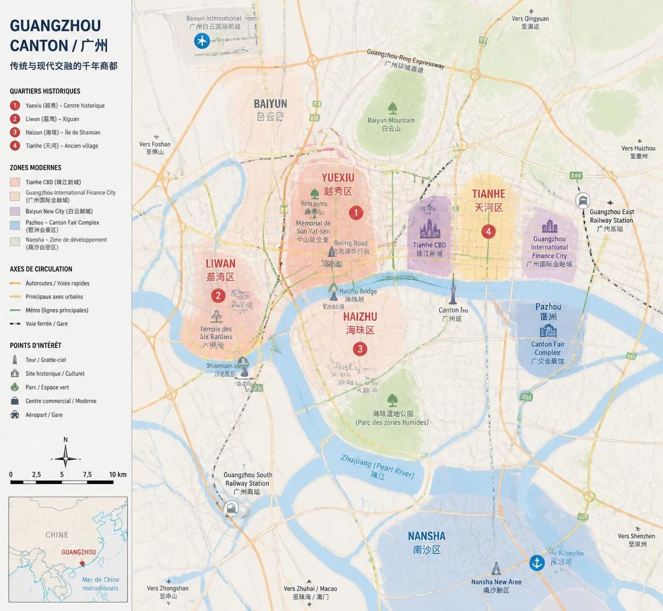 découvrez canton (guangzhou), la vibrante métropole du sud de la chine, et explorez une facette méconnue du pays souvent ignorée par les voyageurs.