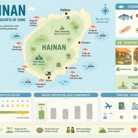 Hainan, l’île tropicale de Chine : plages, cuisine de mer et tourisme local méconnu des Occidentaux découvrez hainan, l'île tropicale méconnue de chine, célèbre pour ses plages paradisiaques, sa cuisine de mer savoureuse et son tourisme local authentique à l'écart des foules occidentales.