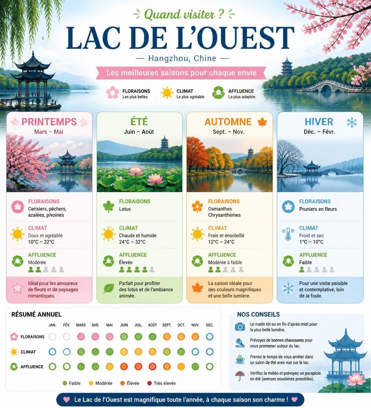 découvrez hangzhou et le lac de l'ouest, une ville historique et poétique autrefois prisée par les empereurs, offrant un paysage naturel et culturel exceptionnel en chine.
