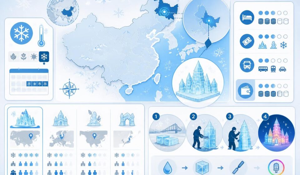 découvrez le festival de glace de harbin, un spectacle hivernal impressionnant mêlant sculptures de glace et traditions chinoises, offrant une expérience unique et féerique en plein cœur de l'hiver.