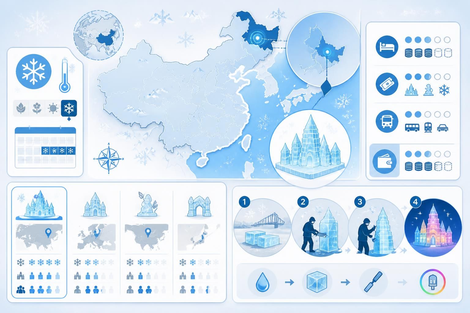 découvrez le festival de glace de harbin, un spectacle hivernal impressionnant mêlant sculptures de glace et traditions chinoises, offrant une expérience unique et féerique en plein cœur de l'hiver.