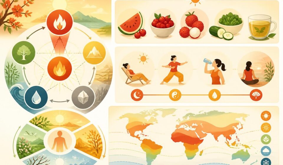 découvrez comment adapter votre routine alimentaire et corporelle en été selon la médecine traditionnelle chinoise pour préserver votre santé tout au long de la saison.