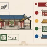 découvrez l'architecture traditionnelle chinoise à travers ses toits retroussés, ses cours intérieures typiques et la symbolique profonde des couleurs utilisées.
