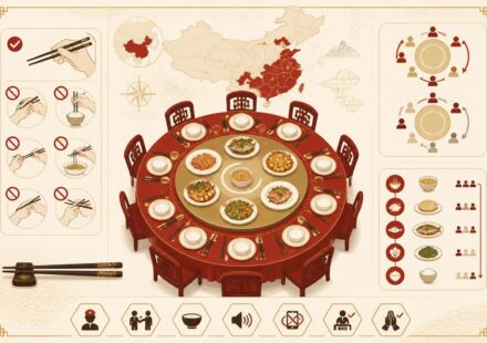 L’art de la table en Chine : baguettes, tourniquet et ordre de service — les règles que personne n’explique découvrez les règles méconnues de l'art de la table en chine : l'utilisation des baguettes, le tourniquet et l'ordre de service expliqués en détail pour mieux comprendre cette tradition unique.