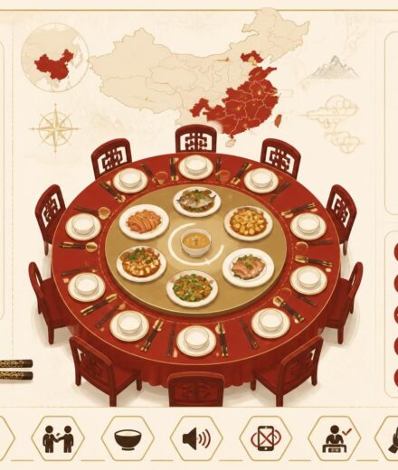 L’art de la table en Chine : baguettes, tourniquet et ordre de service — les règles que personne n’explique découvrez les règles méconnues de l'art de la table en chine : l'utilisation des baguettes, le tourniquet et l'ordre de service expliqués en détail pour mieux comprendre cette tradition unique.