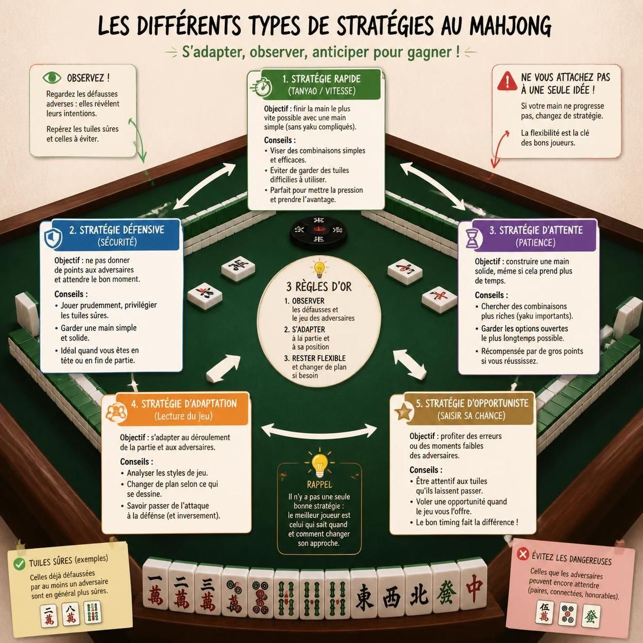 découvrez les règles essentielles du mahjong, explorez ses stratégies captivantes et comprenez son rôle important dans la culture chinoise traditionnelle.