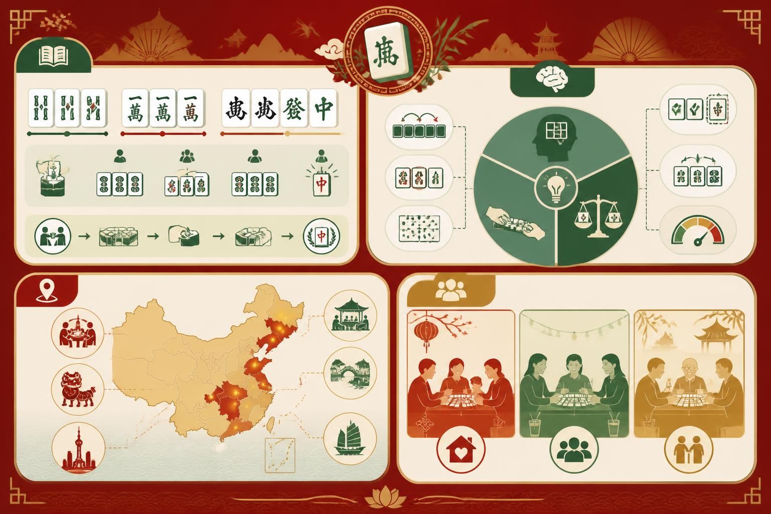 découvrez les règles du mahjong, explorez ses stratégies et comprenez son rôle social essentiel dans la culture chinoise traditionnelle.