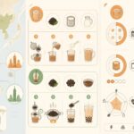 découvrez les origines et les recettes authentiques du thé au lait hongkongais et du bubble tea, et comprenez pourquoi ces deux boissons populaires sont si différentes.