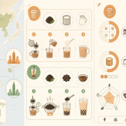 Le thé au lait hongkongais et le bubble tea : origines, recettes et pourquoi les deux sont si différents découvrez les origines et les recettes authentiques du thé au lait hongkongais et du bubble tea, et comprenez pourquoi ces deux boissons populaires sont si différentes.