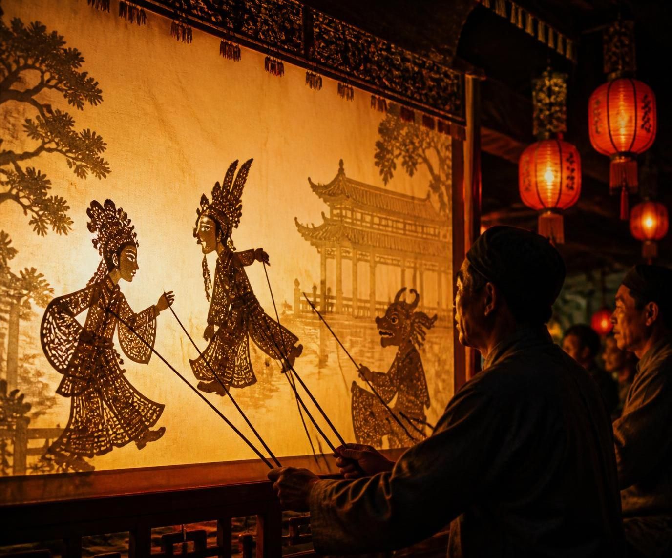 découvrez le théâtre des ombres chinoises, un art millénaire de marionnettes à lumière, et plongez dans son histoire fascinante de plus de 2 000 ans.