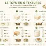 découvrez comment choisir et cuisiner le tofu en 6 textures variées, du soyeux au fermenté en pot, pour des recettes savoureuses et adaptées à toutes vos envies.