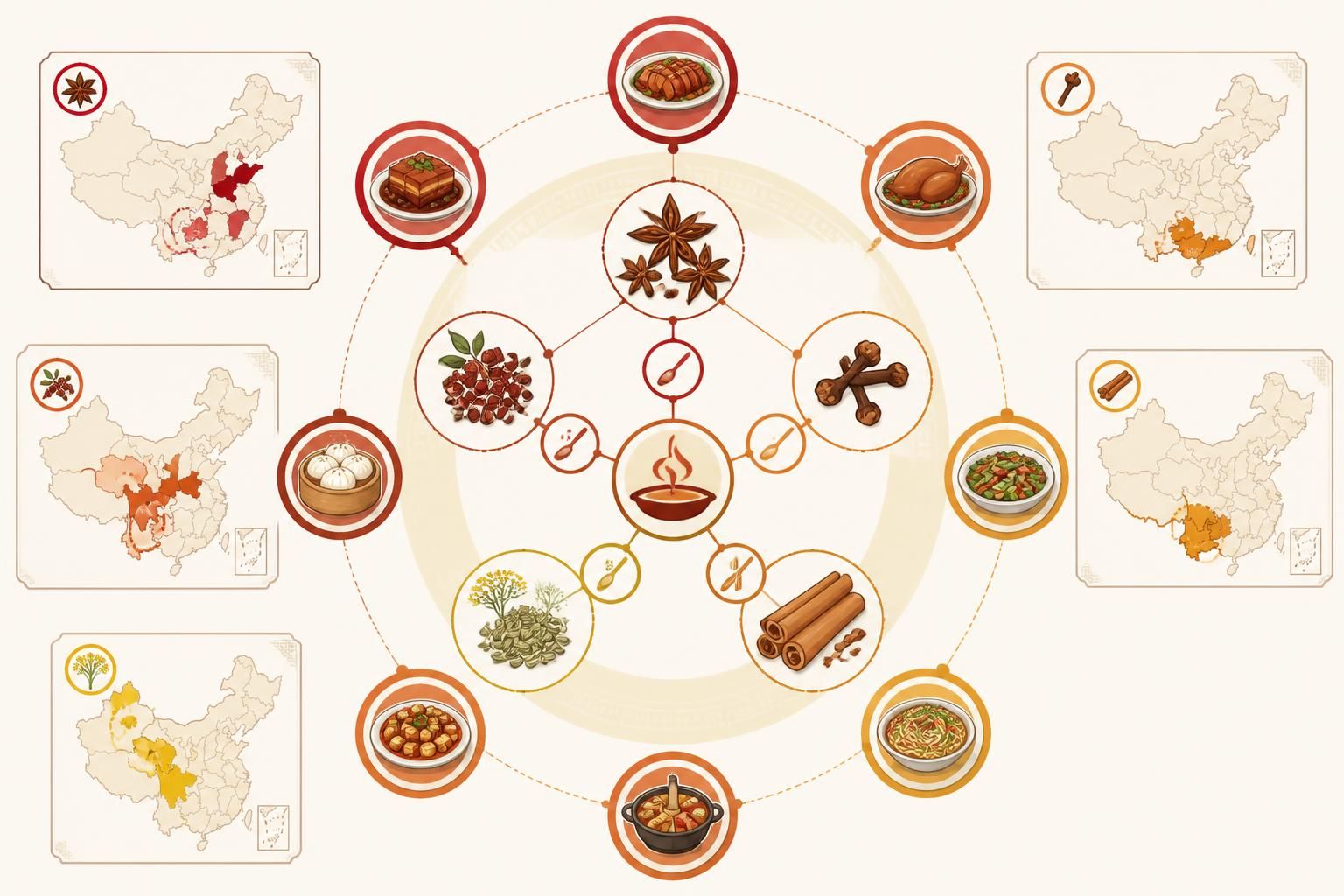 découvrez les cinq épices chinoises : leur composition unique, comment les doser parfaitement, et les plats dans lesquels elles apportent une saveur incomparable.
