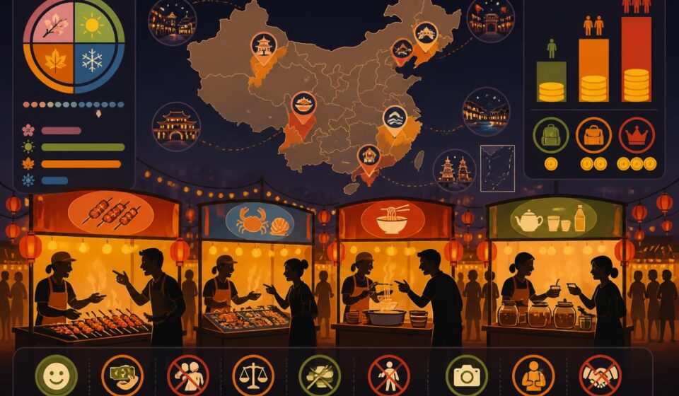découvrez l'ambiance unique des marchés nocturnes en chine, entre street food savoureuse, échanges chaleureux avec les vendeurs et une atmosphère authentique loin des circuits touristiques.
