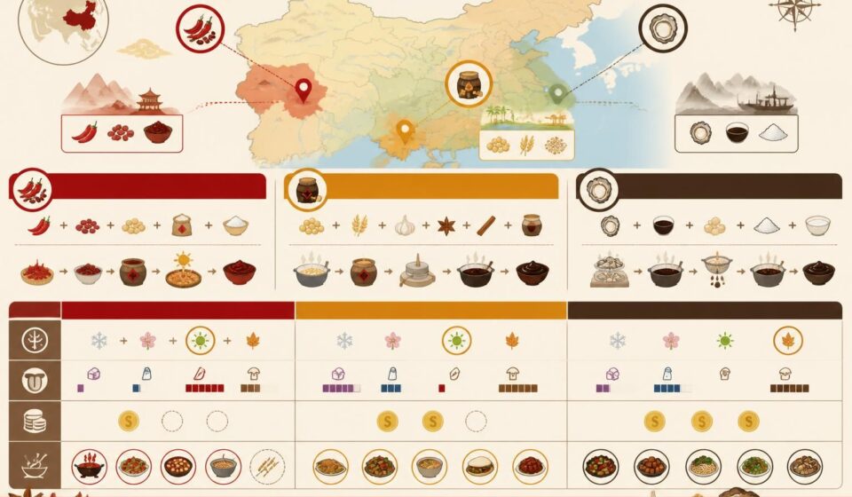 découvrez les sauces chinoises incontournables comme la doubanjiang, la sauce hoisin et la sauce aux huîtres avec notre guide complet pour sublimer vos plats.