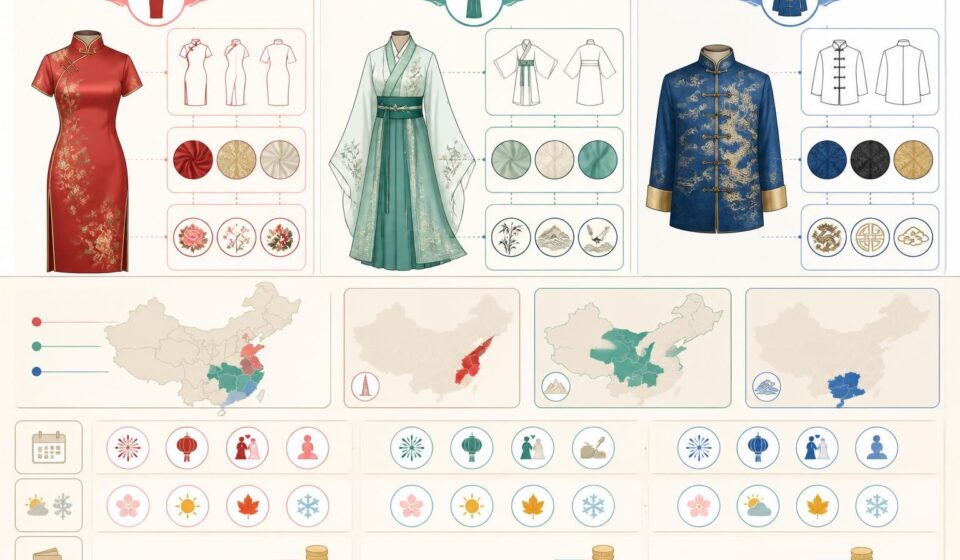 découvrez l'histoire et la signification des vêtements traditionnels chinois, tels que le qipao, le hanfu et le tangzhuang, ainsi que les occasions parfaites pour les porter avec élégance.