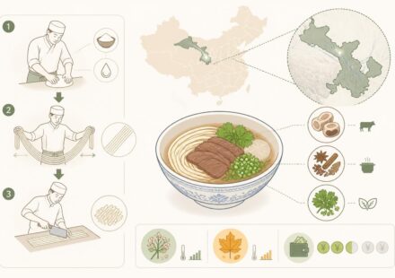 Noodles de Lanzhou : les nouilles étirées à la main et leur bouillon de bœuf parfumé découvrez les noodles de lanzhou, des nouilles étirées à la main accompagnées d'un bouillon de bœuf parfumé, une spécialité culinaire riche en saveurs authentiques de la chine.