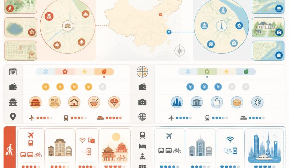 découvrez les différences entre shanghai et pékin pour choisir la destination idéale pour votre premier voyage en chine, entre modernité, culture et histoire.